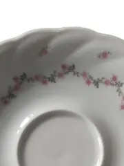 Vorschaubild 2 von Unterteller Romantika Porzellan Weiß Blumenmuster Romantisch 15cm