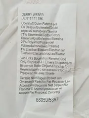 Vorschaubild 5 von Damen Hemdbluse Gr. 42/XL Weiß Klassisch Elegant Kurzarm