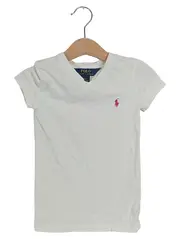 Vorschaubild 1 von Kinder T-Shirt Gr. 104 Weiß Logo-Print