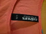 Vorschaubild 3 von Damen Tank Top Orange Fischmuster Gr. 42/XL Casual