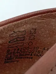 Vorschaubild 4 von Damen Slipper Gr. 36 Braun Leder Penny Loafer Klassisch Casual