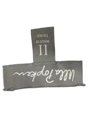 Vorschaubild 2 von Poncho Damen Schwarz Einheitsgröße Casual mit Blumen Applikation