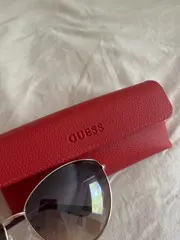 Vorschaubild 3 von Damen Sonnenbrille Cat-Eye Metall Farbverlauf Elegant mit Etui