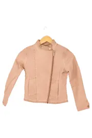 Vorschaubild 1 von Kinder Lederjacke Rosa Gr. 152 Elegant Vintage Nieten