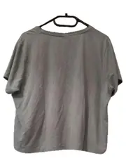 Vorschaubild 2 von Damen T-Shirt Basic Rundhals Grün Gr. L Kurzarm