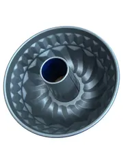 Vorschaubild 1 von Kaiser Gugelhupfform Bauchig Backform Metall Silber 23cm