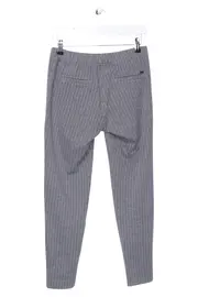 Vorschaubild 2 von Damen Stoffhose Grau Gestreift Business Casual Gr. M W29
