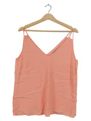 Vorschaubild 1 von Damen Trägertop Rosa Gr. M Casual V-Ausschnitt