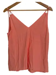 Vorschaubild 2 von Damen Trägertop Rosa Gr. M Casual V-Ausschnitt