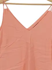 Vorschaubild 3 von Damen Trägertop Rosa Gr. M Casual V-Ausschnitt