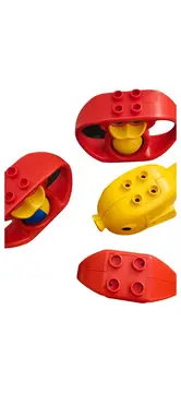 Vorschaubild 2 von Duplo Ente Greifling Babyspielzeug Rot Kunststoff 11cm