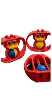 Vorschaubild 1 von Duplo Ente Greifling Babyspielzeug Rot Kunststoff 11cm