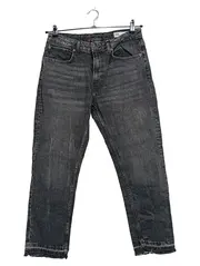 Vorschaubild 1 von Damen Jeans Straight Leg Grau W29 L26 Baumwolle Casual Alltag