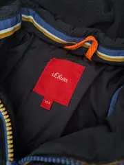 Vorschaubild 5 von Winterjacke Jungen Gr. 104 Blau Kapuze Fellbesatz warm