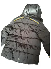 Vorschaubild 3 von Winterjacke Jungen Gr. 104 Blau Kapuze Fellbesatz warm