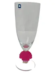 Vorschaubild 1 von Eisbecher Glas Transparent 22cm Elegant Muschel Strukturmuster Rüsche