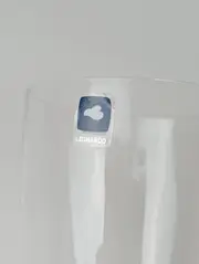 Vorschaubild 2 von Eisbecher Glas Transparent 22cm Elegant Muschel Strukturmuster Rüsche