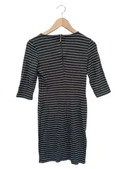 Vorschaubild 2 von Damen Etuikleid Gr. 36/S Gestreift Klassisch Elegant Business