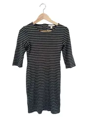 Vorschaubild 1 von Damen Etuikleid Gr. 36/S Gestreift Klassisch Elegant Business