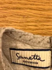 Vorschaubild 6 von Mädchen Sommerkleid Gr. 68 Grau Gepunktet Baumwolle Baby