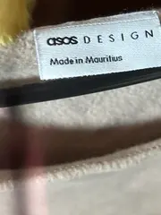 Vorschaubild 4 von Damen Pullover Sweatshirt Beige Gr. 34 XS Oversized