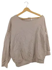 Vorschaubild 2 von Damen Pullover Sweatshirt Beige Gr. 34 XS Oversized