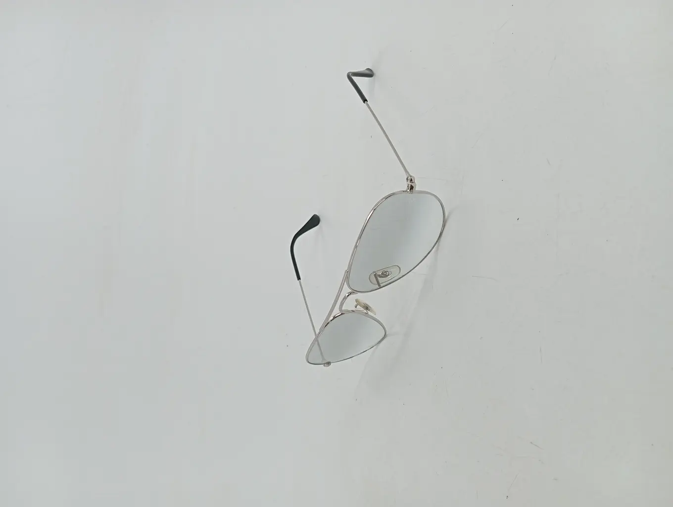 RAY-BAN Aviator Sonnenbrille Herren Klassisch Metall Silber