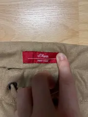 Vorschaubild 3 von Smart Chino Jogginghose Damen Gr. 42/XL Beige Wildlederoptik