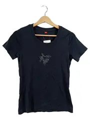 Vorschaubild 1 von Damen T-Shirt Schwarz Gr. 38 M Print Casual Baumwolle