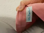 Vorschaubild 5 von Damen Bluse Gr. 46 Pink Kurzarm Basic Baumwolle