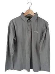 Vorschaubild 1 von MARC O POLO Herren Poloshirt Langarm Grau Gr. 46/S Klassisch Casual