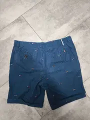 Vorschaubild 2 von Shorts Herren W32 Blau Chino Flaggen Stickerei Baumwolle
