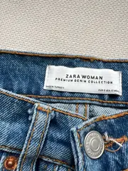 Vorschaubild 4 von Jeansrock Damen Minirock Blau Gr. S 36 Baumwolle Knopfleiste Freizeit