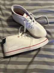 Vorschaubild 4 von Sneaker Kinder Gr. 38 Weiß Leder Mid-Top Casual Schuhe