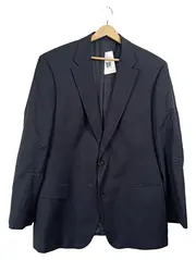 Vorschaubild 1 von Sakko Herren Gr. 58 Blau Business Zweireihig Blazer