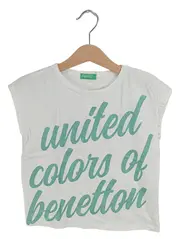 Vorschaubild 1 von T-Shirt Kinder 6-7 Jahre Glitzer Schriftzug Weiß