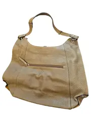 Vorschaubild 2 von Damen Shopper Braune Lederhandtasche mit Schultergurt Casual
