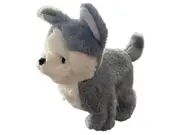 Vorschaubild 1 von Plüschtier Husky Hund grau weiß Kuscheltier mit Funktion