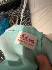 Vorschaubild 2 von Damen Schlauchschal Türkis Navy Blau Loopschal Tuch