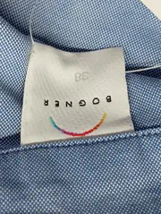 Vorschaubild 3 von Damen Hemdbluse Gr. 38/M Blau Klassisch Baumwolle Büro Alltag