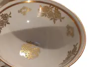 Vorschaubild 2 von Sammelgedeck 3tlg Porzellan Rosen Blumenmuster Weiß 20cm