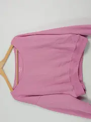 Vorschaubild 8 von Damen Pullover Rosa Gr. 34;XS Casual Cropped