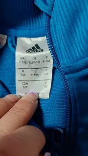 Vorschaubild 2 von Trainingsjacke Kinder Gr. 140 Petrol Sportjacke Zip