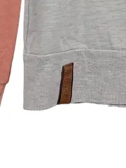 Vorschaubild 4 von Damen Pullover Sweatshirt Gr. S Grau Rosa Raglan Casual