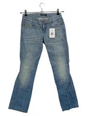 Vorschaubild 1 von Jeans Damen Regular Fit Blau W25 Stickerei Baumwolle