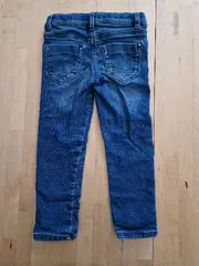 Vorschaubild 2 von Jeans Slim Fit Mädchen Gr. 104 Blau Stretch Hose