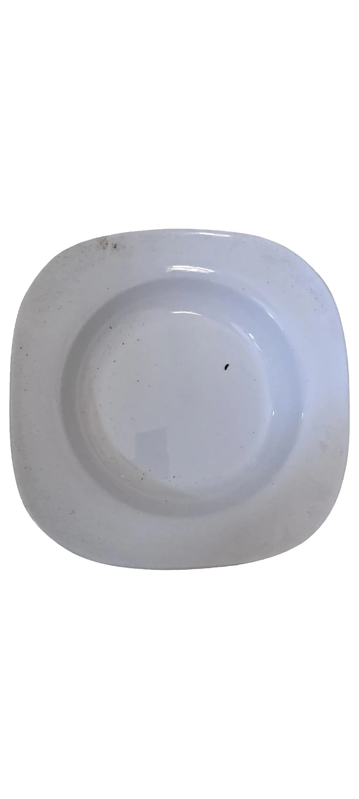 DOMESTIC Suppenteller Porzellan Weiß 22cm Teller Casual