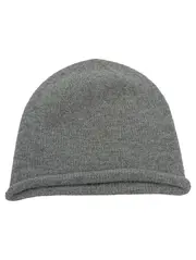 Vorschaubild 1 von Damen Mütze Beanie Grau Basic Polyester Gr. M
