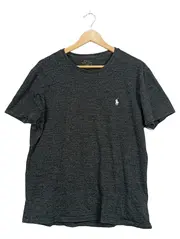 Vorschaubild 1 von Herren T-Shirt Gr. M Grau Meliert Basic Logo