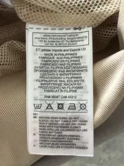 Vorschaubild 6 von Herren Trainingsjacke Real Madrid Logo Print Streifen Beige M 48